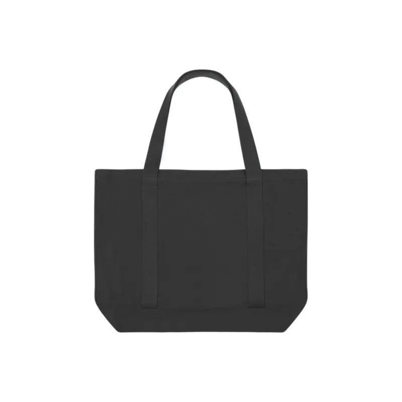 Maison Kitsune Cotton Tote Bag Shopping Bag Shoulder Bag Handbag Regular Women's Black-1