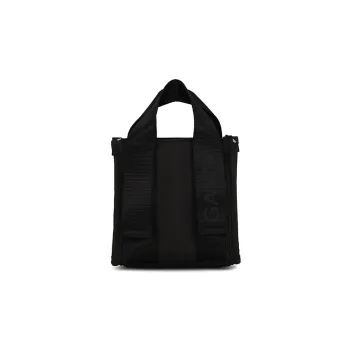 GANNI Polyester Tote Bag Shopping Bag Mini Women's Black