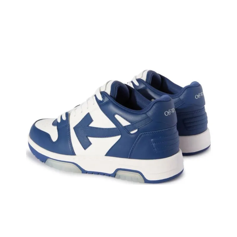 OFF WHITE Out Of Office Ooo Low Tops White Royal Blue-3