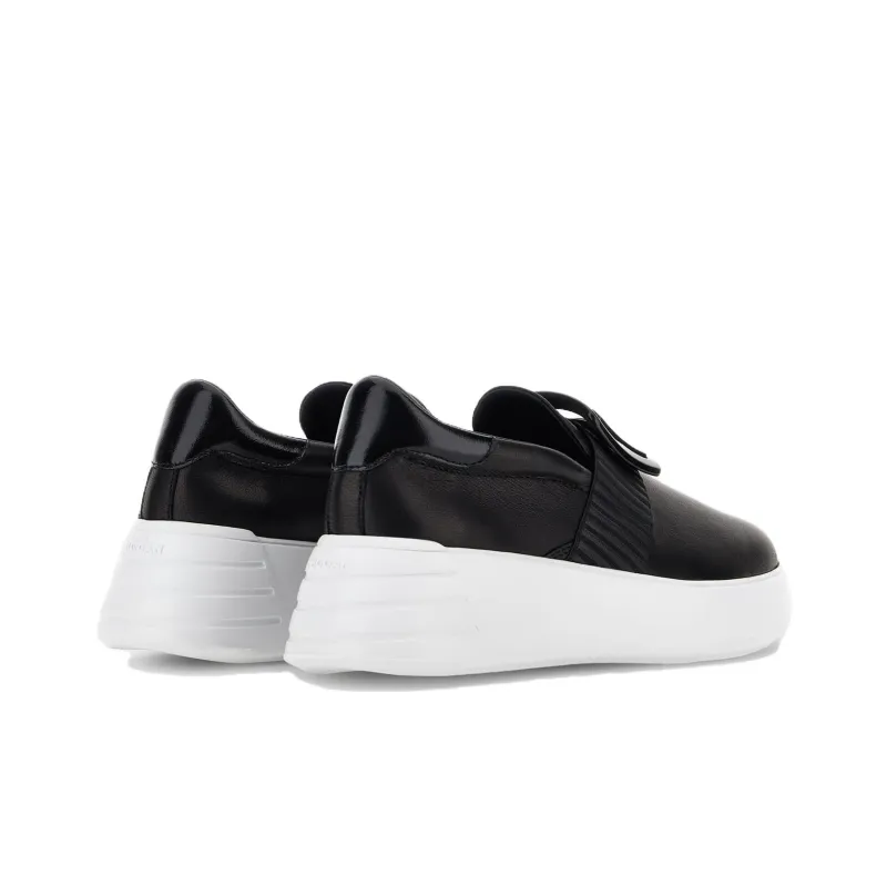 HOGAN Rebel Low-Top Casual Shoes Women's Black-3