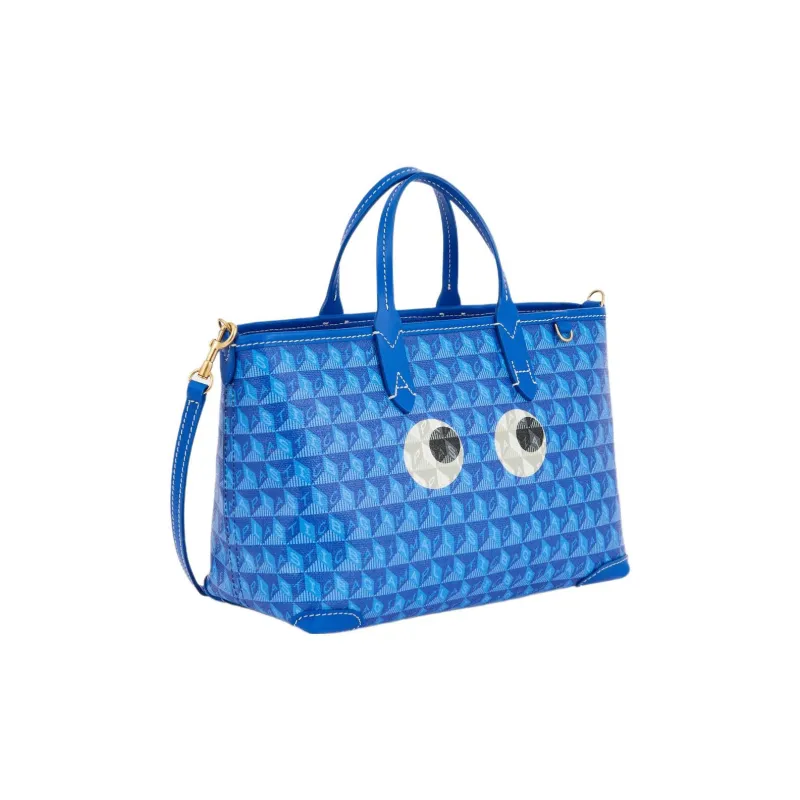 Anya Hindmarch Canvas Handbag Women's Electric Blue-1