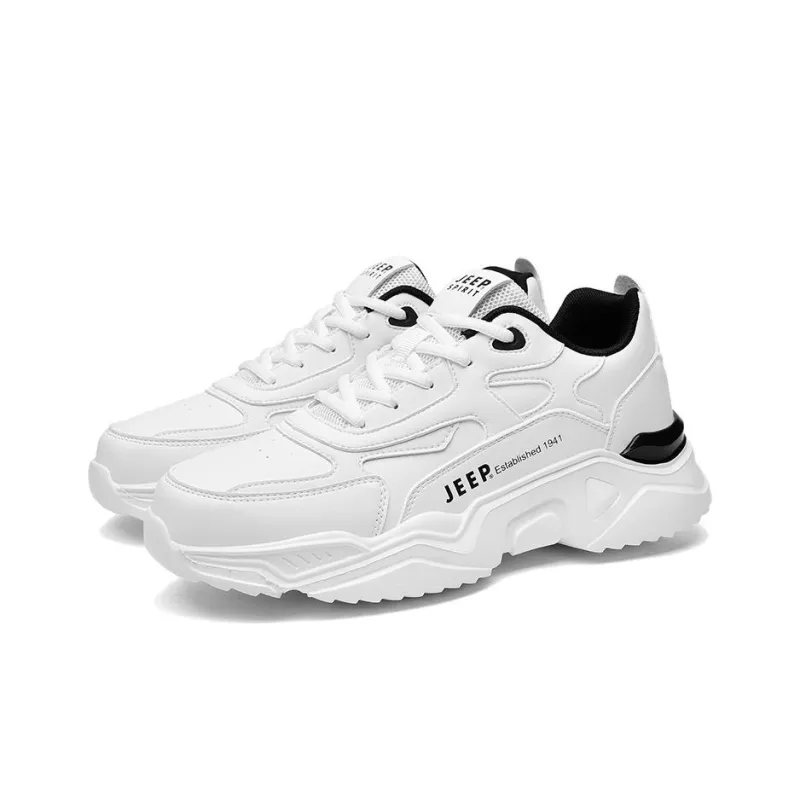 JEEP SPIRIT Anti Slip Wear Resistant Waterproof Breathable Lightweight Warm Low Top Outdoor Trekking Shoes Men's-2