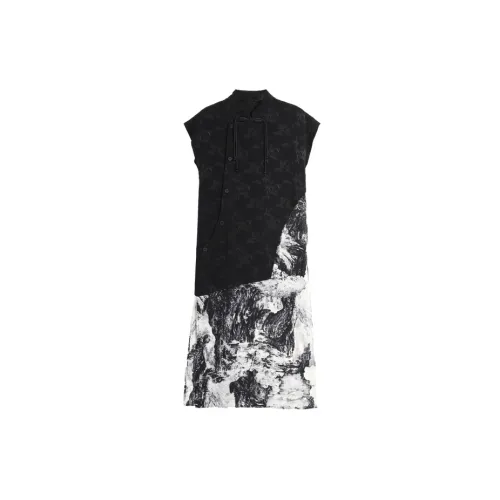 SETIROM Short-Sleeved Dresses Women's Black