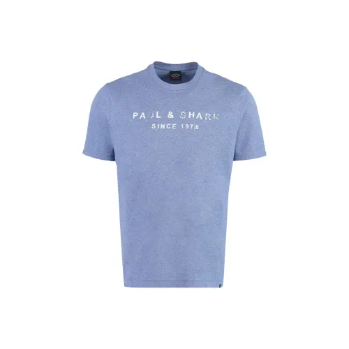 Paul & Shark T-Shirts Men Blue