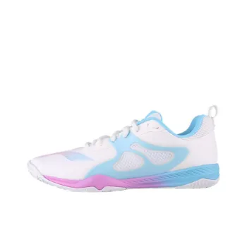 LiNing Breathable Low Top Training Shoes Unisex White Purple