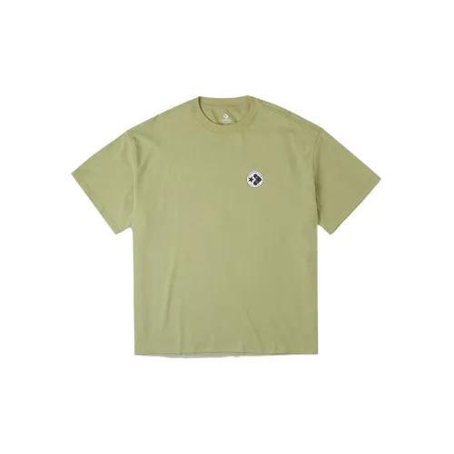 Converse T-Shirts Men Yellow Green