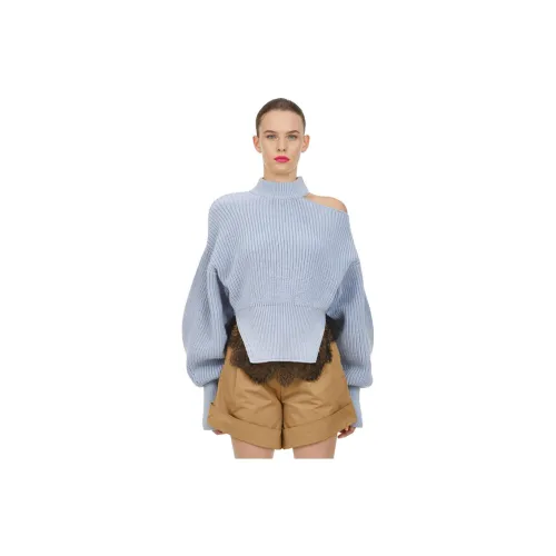 Self-portrait Sweaters Women's Sky Blue