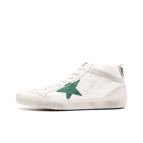 Golden Goose Mid Star Leather Sneakers