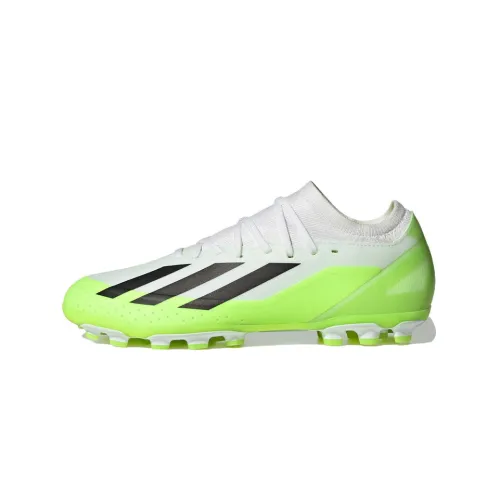 adidas Crazyflight X3 Artificial White Solar Green Grass Boots