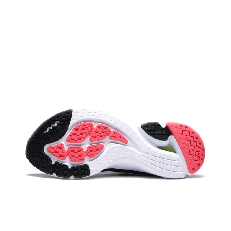 LiNing CrazyRun X Cushioning Low Top Running Shoes Women's Orange Red-4