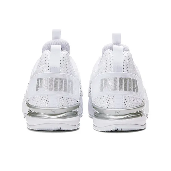 PUMA Axelion Perf Wide 'White Silver'-3