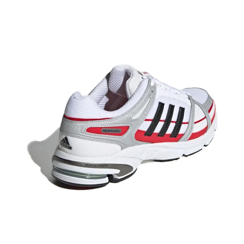 Adidas Response 3 Slip-Resistant Low-Top Marathon Running Shoes Unisex Gray Red White-3
