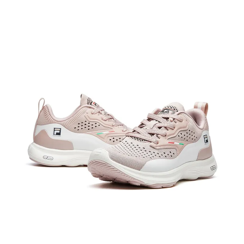 FILA Hyper Runner Cushioned Slip-Resistant Breathable Low-Top Running Shoes Women's Rose Smoke-3
