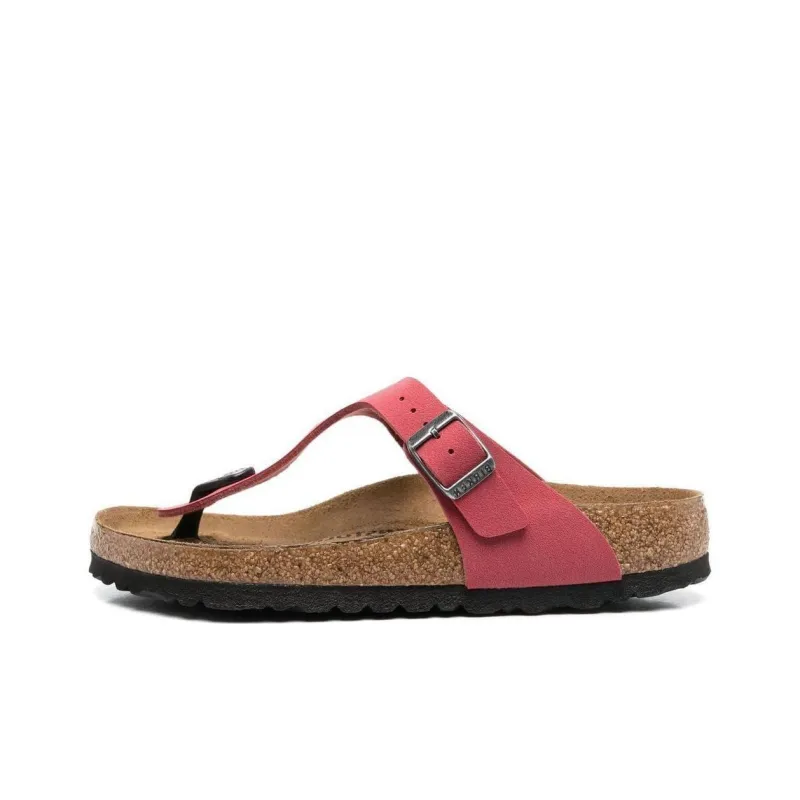 Birkenstock Gizeh Flip Flops Women's Red Brown-0