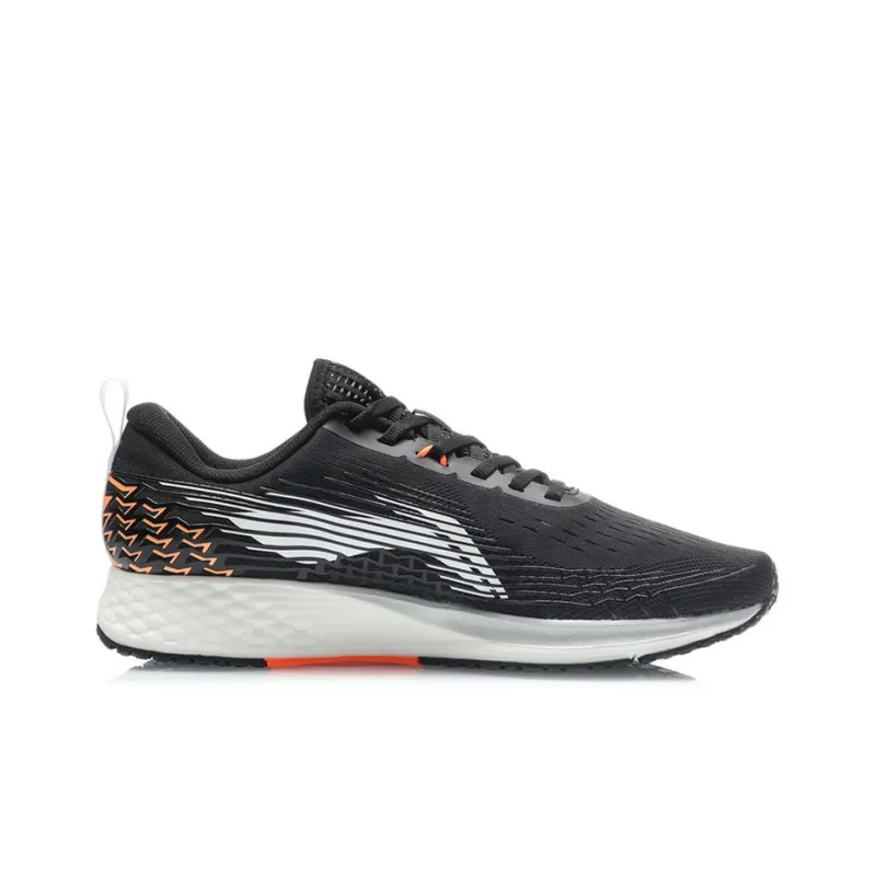 LiNing Red Hare 4 Cushioning Breathable Supportive Rebound Low Top Running Shoes Men's Obsidian-1