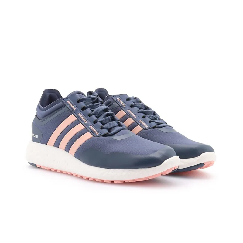 Adidas Rocket Boost Cushioning Low-Top Running Shoes Women's Dark Blue Powder-3