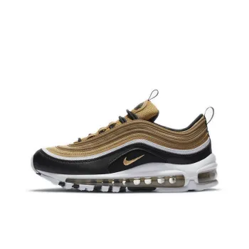 Nike Air Max 97 Metallic Gold Black White GS