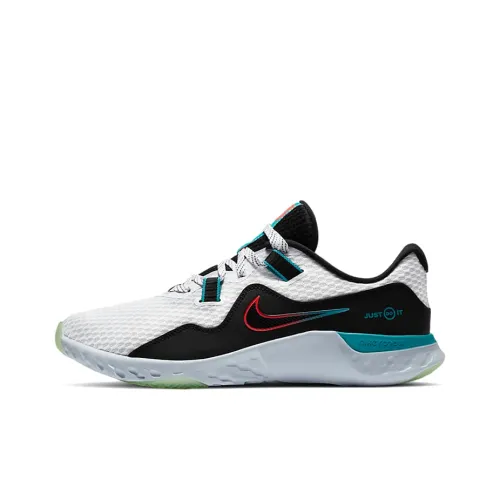 Nike Renew Retaliation TR 2 Running Shoes Men Low-Top Black/White/Blue