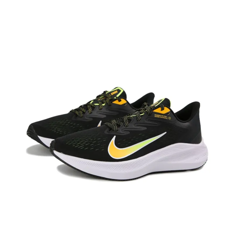 Nike Zoom Winflo 7 Black University Gold Women's-2