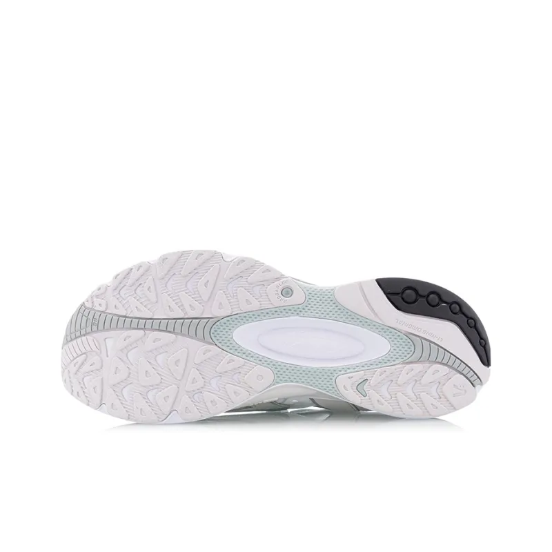 LiNing Shock Absorbers With Slip Resistant And Abrasion Resistant Properties Low Top Running Shoes Women's Gray-6