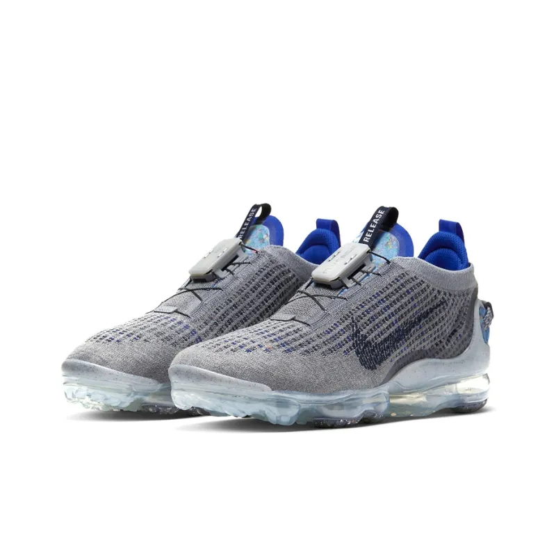 Nike Air VaporMax 2020 Flyknit Particle Grey Dark Obsidian Racer Blue-2