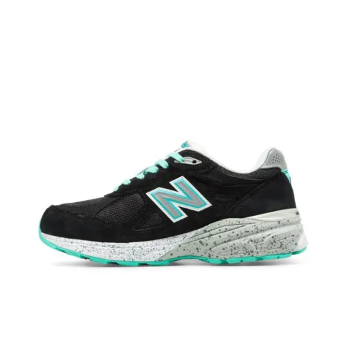 New Balance 990v3 Black Grey Teal