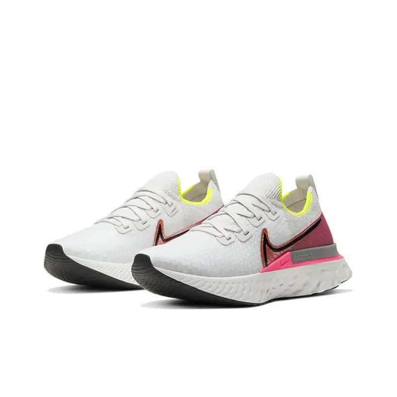 Nike React Infinity Run Platinum Pink Orange Women's-2