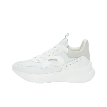 Alexander McQueen Oversized Runner White Silver