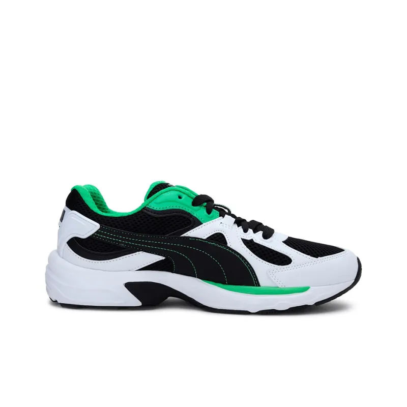 PUMA Axis Plus 90s SoftFoam Trainers White/Green-1