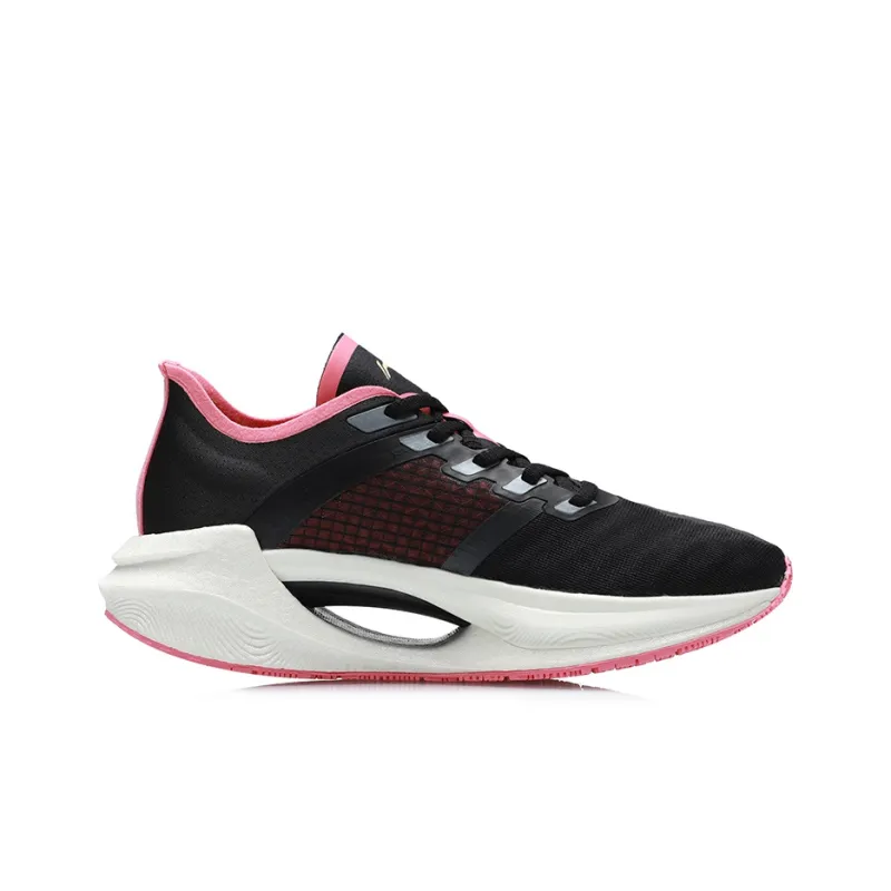 LINING Jueying Essential Running Shoes Women's Low Top Black/Pink-1