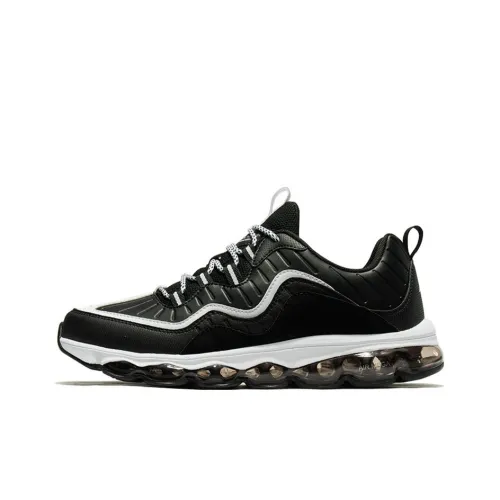 XTEP Generation 1 Air Cushion Running Shoes Men Low-Top Black/White