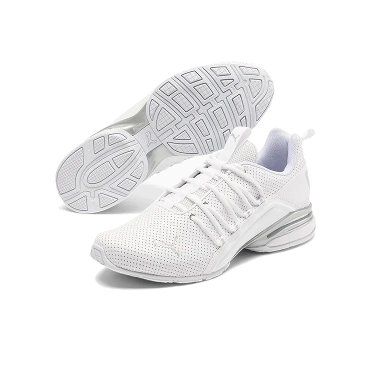 PUMA Axelion Perf 'White Silver'-4