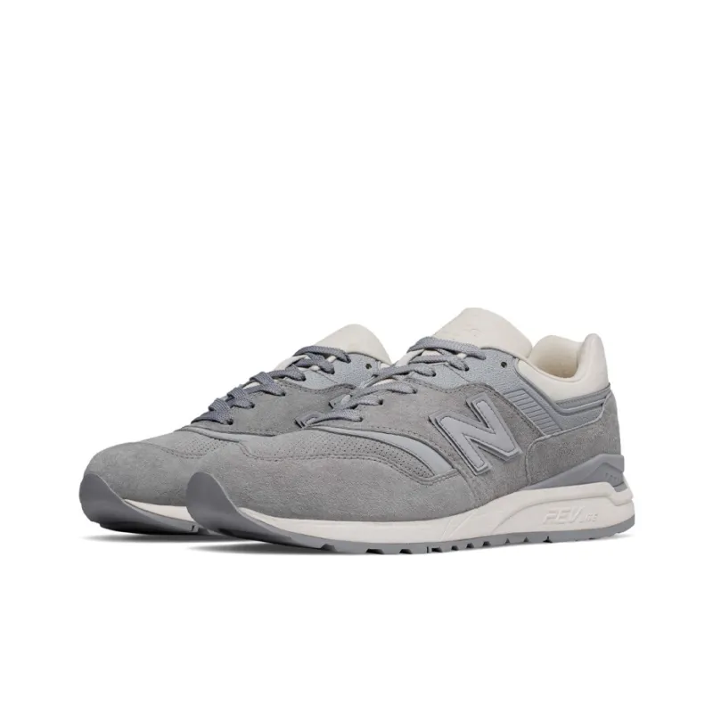 New Balance NB 997 Cushioning Low-Top Running Shoes Unisex Gray White D-Width-2