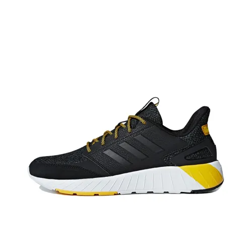 Adidas Neo Questar Running Shoes Men Low-Top Black/Yellow/White