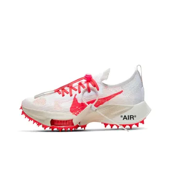 Nike Air Zoom Tempo Next% Flyknit Off White White Solar Red