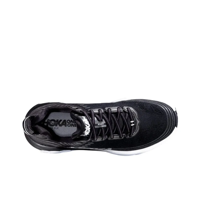 HOKA ONE ONE Bondi 6 Black White-4