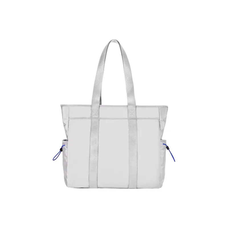 NAUTICA Nylon Tote Bag Shopping Bag Shoulder Bags Regular Unisex Royal Blue/Gray/Brown-11