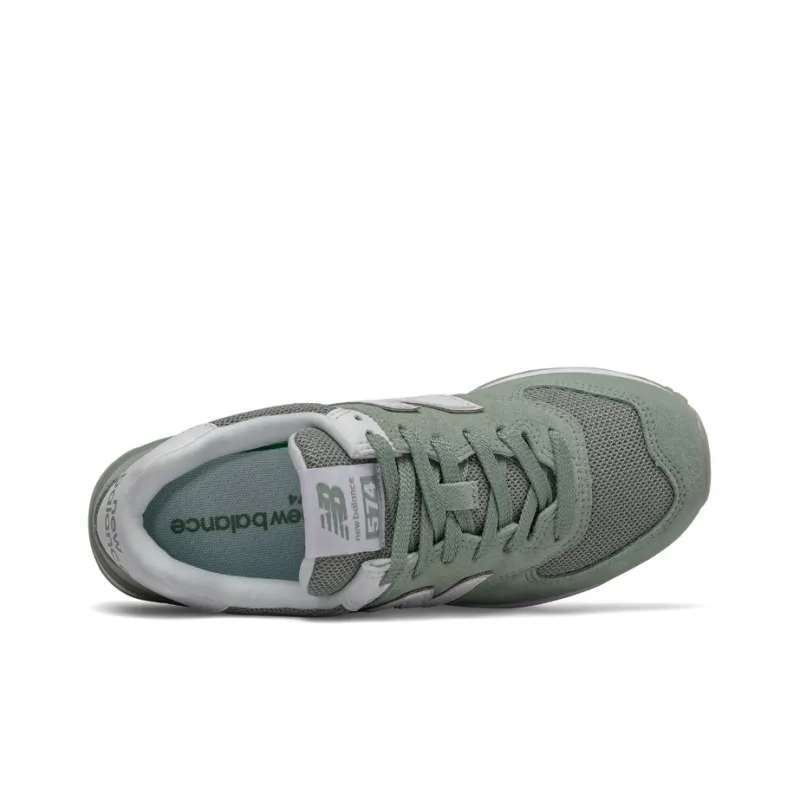 New Balance NB 574 Low Top Marathon Running Shoes Women's Light Green-2