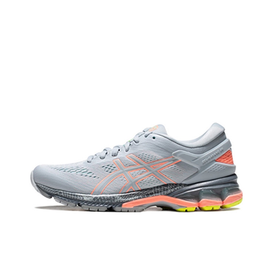 Asics Women s Gel Kayano 26 Hyper Flash Piedmont Grey Sun Coral POIZON