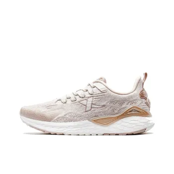 XTEP Dynamic Foam X Technology Wear Resistant Low Top Running Shoes Women's Beige