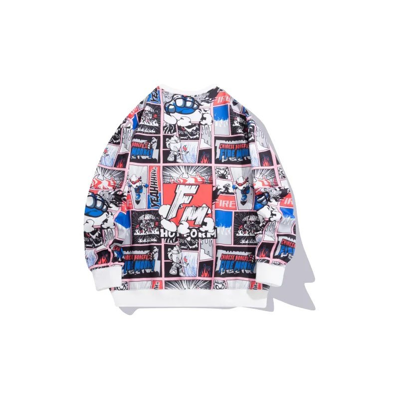 FireMonkey Sweatshirts Unisex White-1