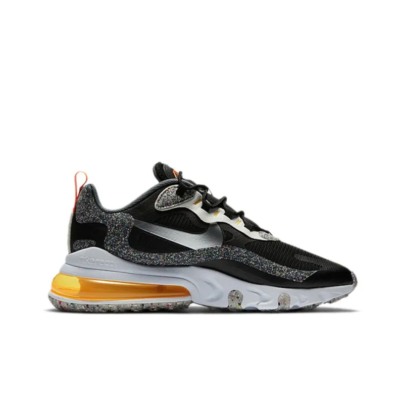 Nike Air Max 270 React 'Black Yellow'-1