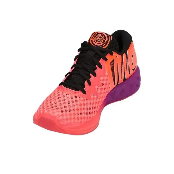 Asics Noosa FF 2 Anti-Slip And Wear-Resistant Breathable Low-Top Running Shoes Women's Orange Purple-2