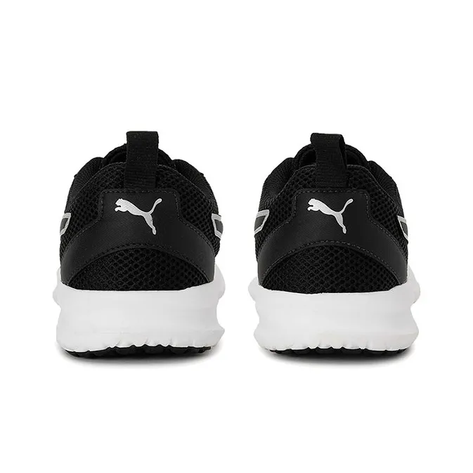 PUMA Sear Idp Cushioned Wear-Resistant Breathable Low-Top Running Shoes Men's Black White-4