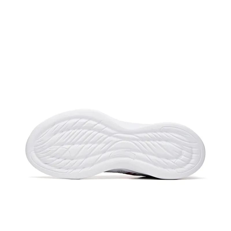 Anta Cushioning, Abrasion Resistant, Breathable, Lightweight Low Top Running Shoes Men's White Blue Red-4