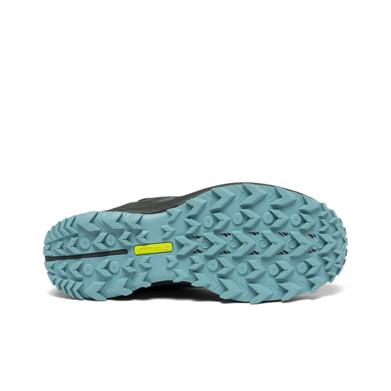 Saucony Slip-Resistant Lightweight Cushioning Wear-Resistant Low-Top Running Shoes Women's Pine Grey Blue-4