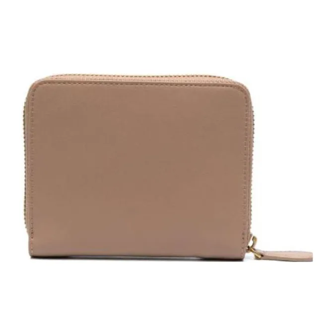 PINKO Leather Wallet Regular Women's Beige-1