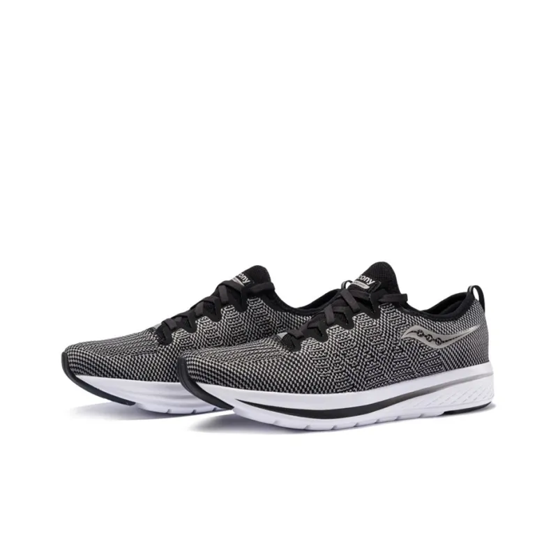 Saucony Versafoam Flare Non-slip Lightweight Low-Top Running Shoes Men's Black-2