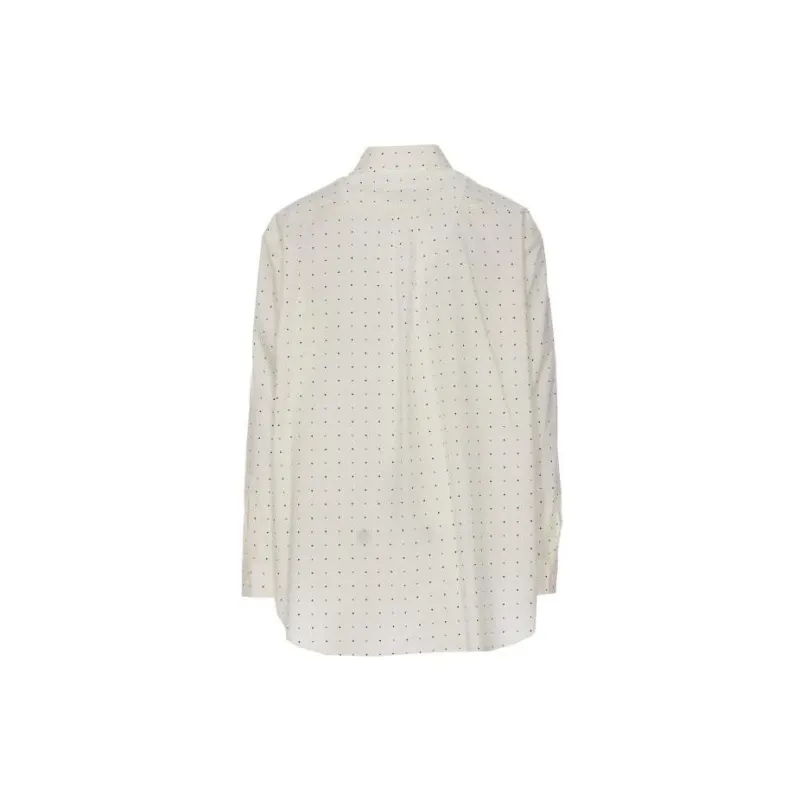 MM6 Maison Margiela Logo Printed Long Sleeved Shirt-1