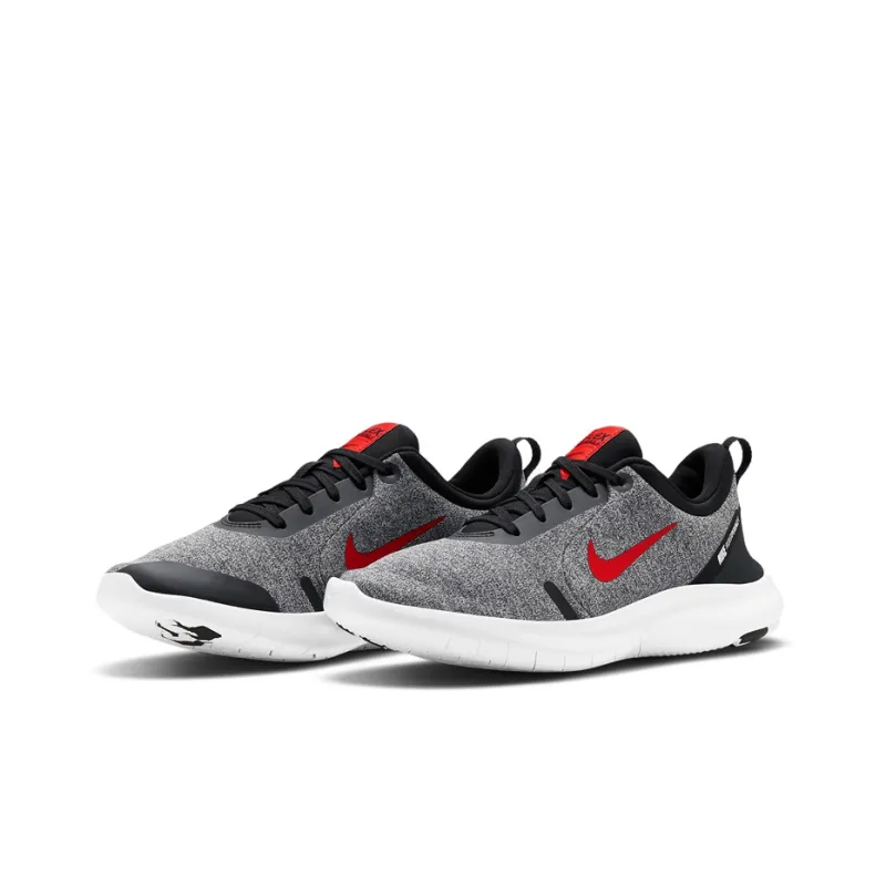 Nike Flex Experience RUN 8 Slip-Resistant Cushioning Low-Top Casual Running Shoes Men's Gray Black Red-2
